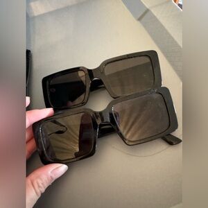 Sunglasses the brand is DIME x lesdomakeup